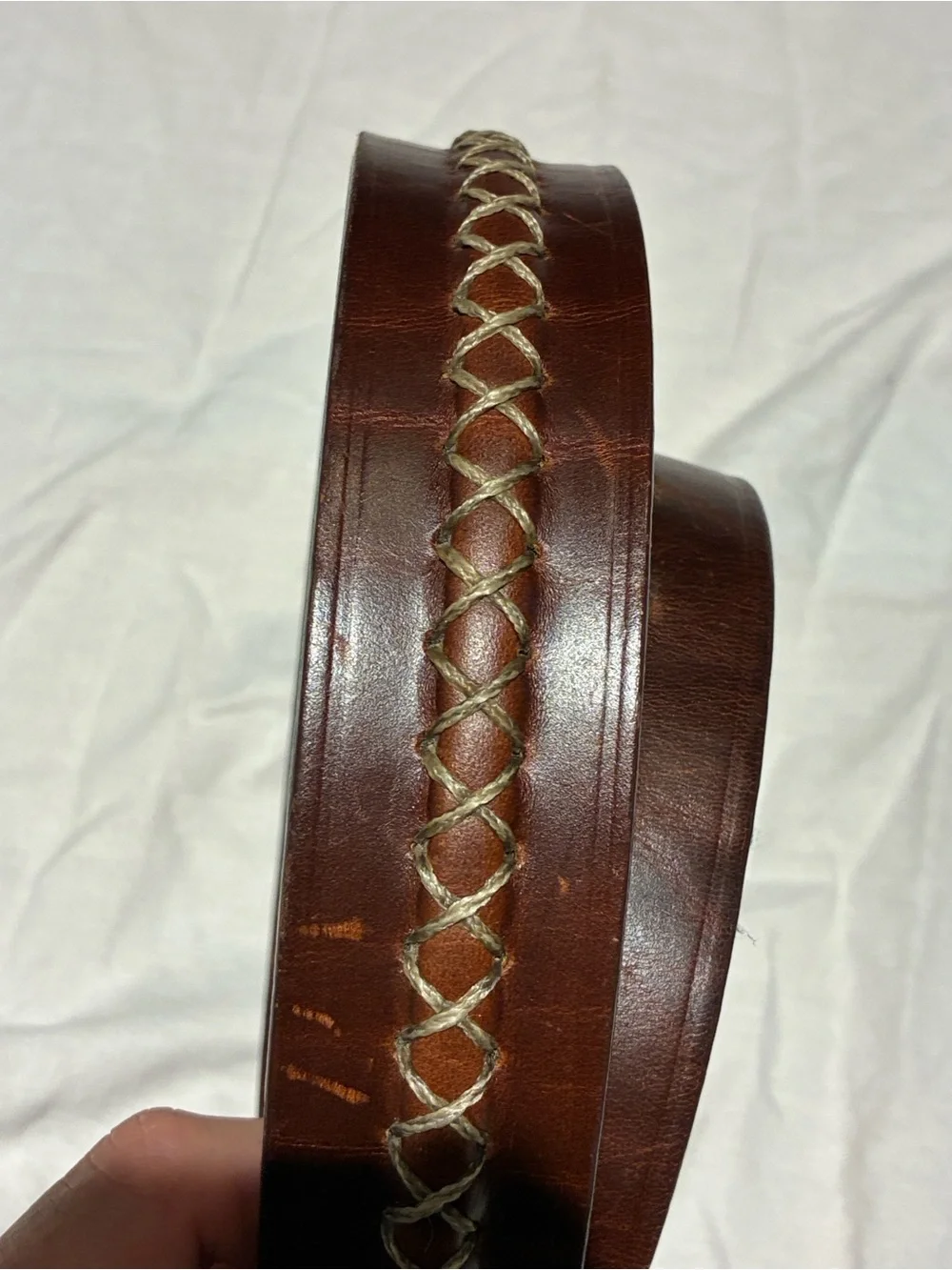 Genuine Brass and Leather Children’s Belt